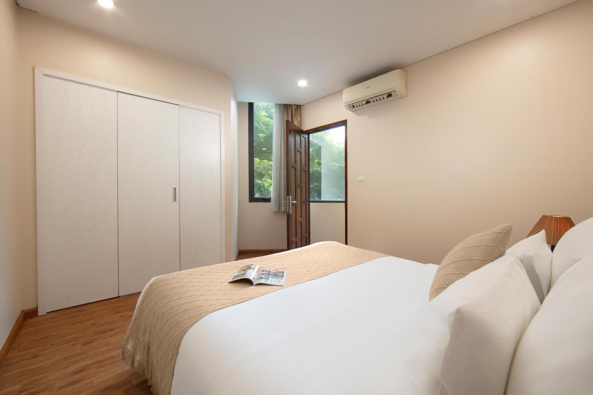 Hb Serviced Apartment - 12 Tran Quy Kien Hanói Exterior foto