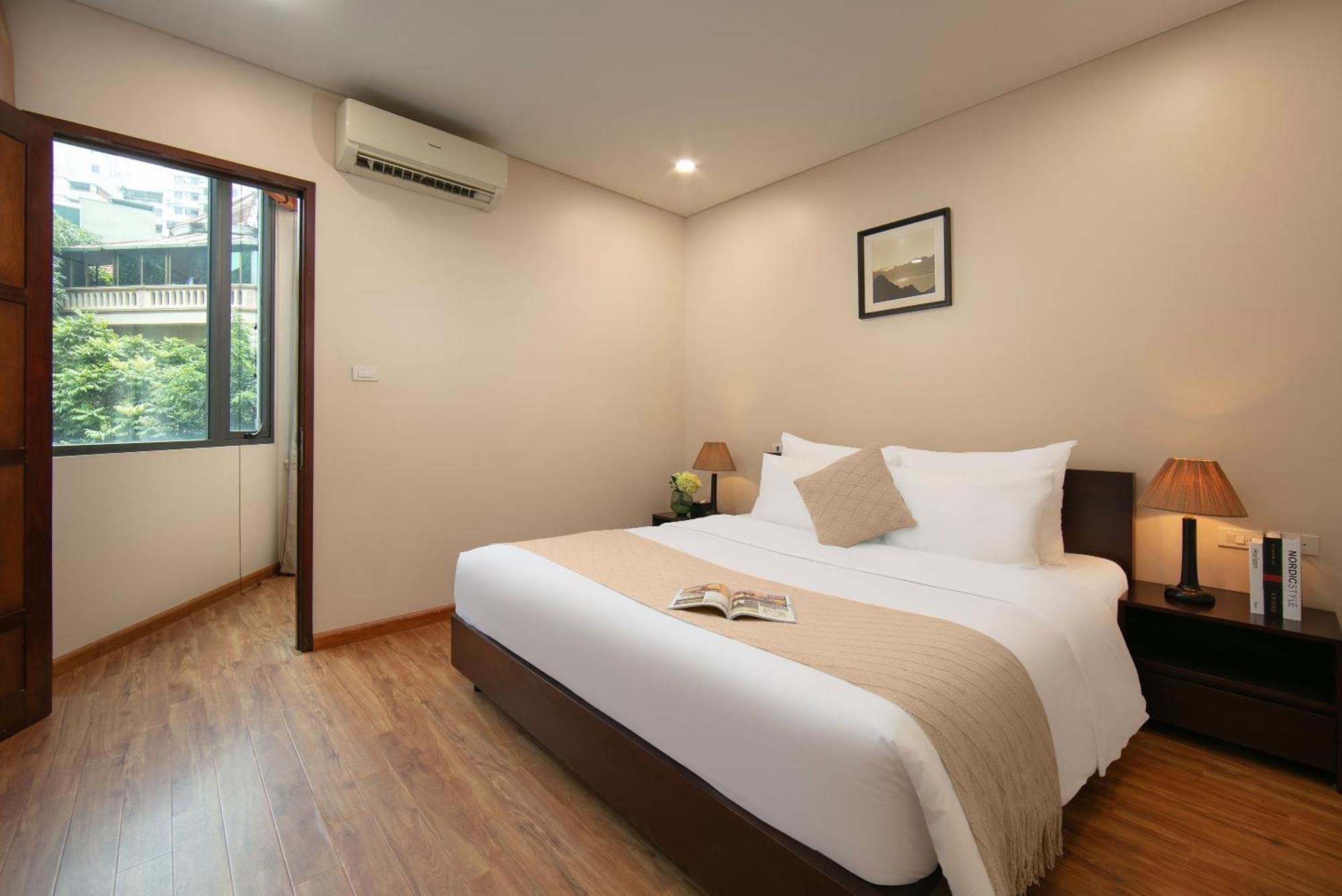 Hb Serviced Apartment - 12 Tran Quy Kien Hanói Exterior foto