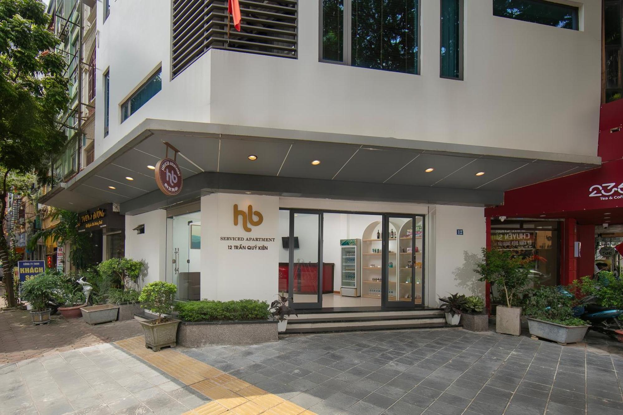 Hb Serviced Apartment - 12 Tran Quy Kien Hanói Exterior foto